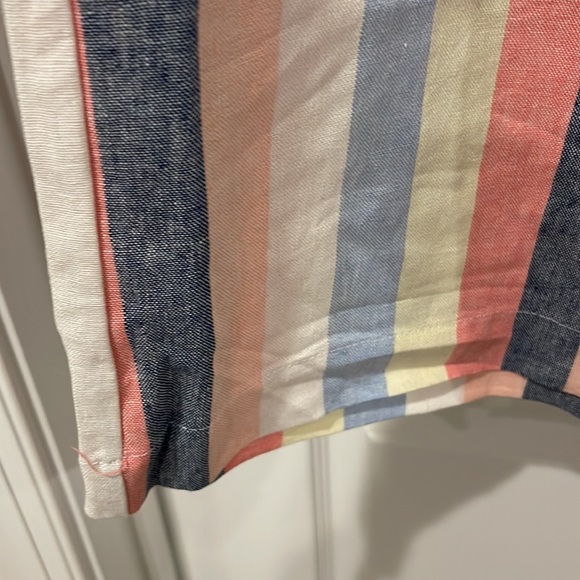 Linen blend wide leg pants - Picture 3 of 5